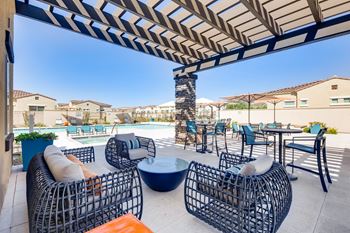 Outdoor lounge seating